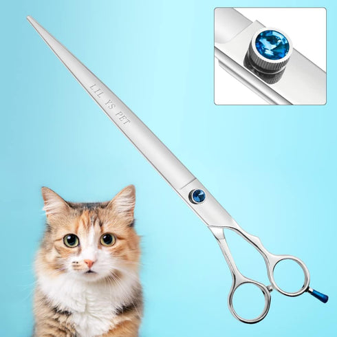 LILYS PET HIGH-END SERIES 10" Japanese 440C Stainless Steel Professional Pet Grooming Cutting Scissors