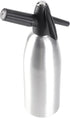 Denash 1L Soda Siphon Bottle,Portable Retro Alloy Soda Siphon, Carbonated Seltzer Water Maker