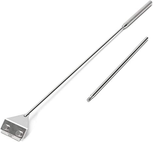 Stainless Steel Algae Scraper Cleaner with 10 Blades for Aquarium Fish Plant Glass Tank