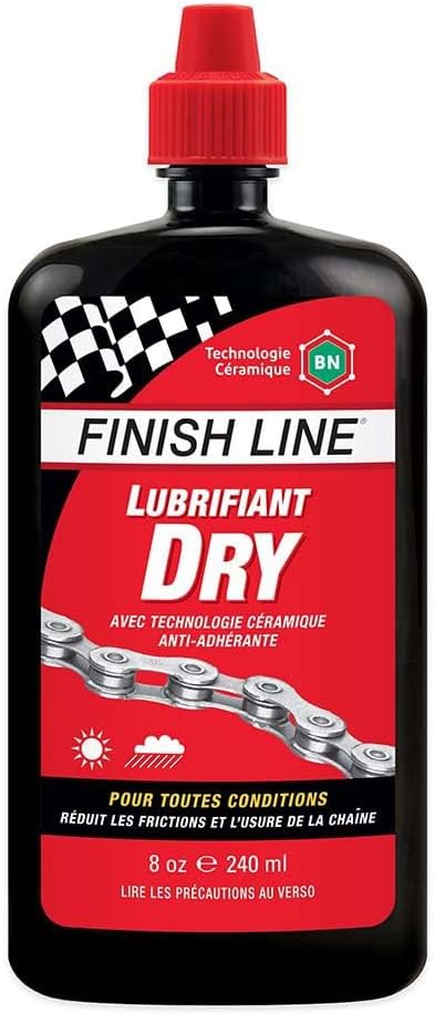 Finish Line Dry Bike Lubricant with Teflon Squeeze Bottle