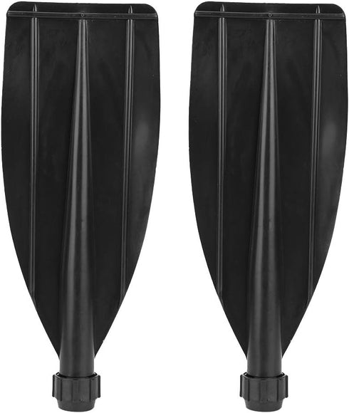 Tbest Kayak Paddle Replacement Blade, 1 Pair Black Oar Replacement Accessories