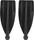 Tbest Kayak Paddle Replacement Blade, 1 Pair Black Oar Replacement Accessories