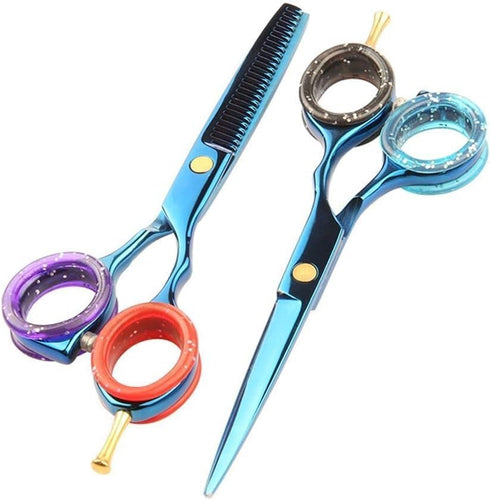 HODASHI 5Pcs Silicone Grooming Scissors Ring Pet Shears Ring Fit for Shears Dog Cat Comfortable Cutting Hair Grooming