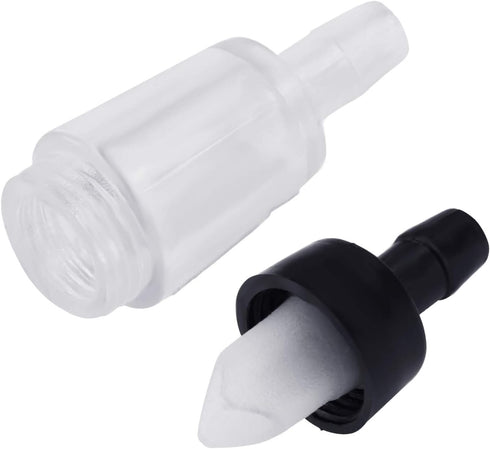 Leinuosen 20 Pack Plastic One Way Non-Return Check Valves for Aquarium Air Pump Accessories, Black