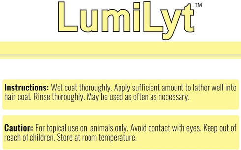 LumiLyt Shampoo - 12 fl oz - General Cleansing, Grooming & Conditioning for Cats & Dogs