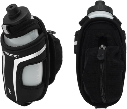 Fitletic HydraPocket Handheld Water Bottle Carrier - Black