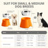 Fluffydream Elevated Dog Bowls, Non-Slip Dog Bowl with Stainless Steel Bowl, High Capacity for Dog Food