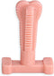 Bullibone SuperBrush Dog Toothbrush Stick, Long Lasting Nylon Chew Toy, Pink Peppermint for Oral Care