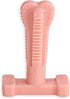 Bullibone SuperBrush Dog Toothbrush Stick, Long Lasting Nylon Chew Toy, Pink Peppermint for Oral Care