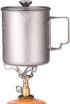 LIXADA Titanium French Press Coffee Maker - 750ml, Corrosion Resistant, Foldable Handle