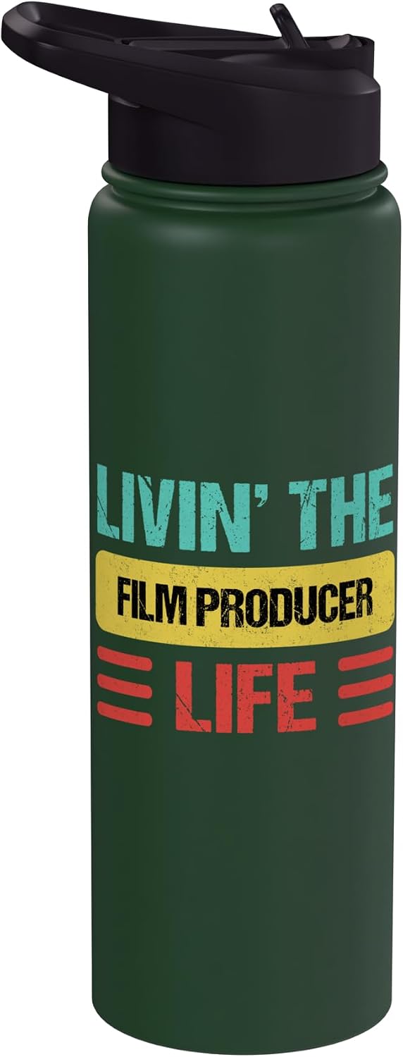 Film Producer Shirts & Gifts Film Producer Stainless Steel Insulated Water Bottle