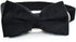 Love Dream Bowtie Dog Collar, Velvet Dog Collars with Detachable Bowtie Metal Buckle, Soft Comfortable Adjustable Bow Tie Collars for Small Medium Large Dogs (Large, Black)