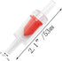 30PCS Red One Way Check Valves Kit for Aquarium Air Pump, Airline Tubing, and Accessories
