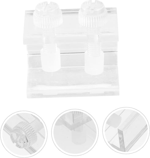 NOLITOY 4 Pcs Fish Tank Background Clip - Fish Tank Clips for Backdrops and Divider for Aquarium Acrylic Fish Tank