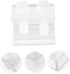 NOLITOY 4 Pcs Fish Tank Background Clip - Fish Tank Clips for Backdrops and Divider for Aquarium Acrylic Fish Tank