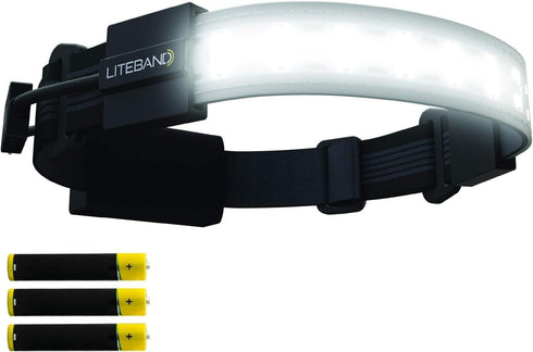 OPTIMAL VENTURES LED Headlamp, Super Lightweight 300 Lumen Bright Head Lamp for Camping and Running