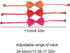 Orange Dog Bow Ties with Adjustable Collar Pet Neckties Cat Bow Tie Dog Bowtie Collar Dog Bows Grooming Solid Puppy Neckties Cat Collars Basic Dog Collars