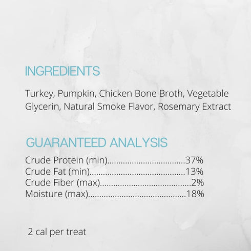 Farmland Traditions Tiny Loves Jerky Trainer Treats for Dogs with Bone Broth (Turkey & Pumpkin, 16 oz.)