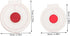Yardwe 10 Pcs Slingshot Bullseye Hunting Targets Metal Training Accuracy Tool for 7c Thicken