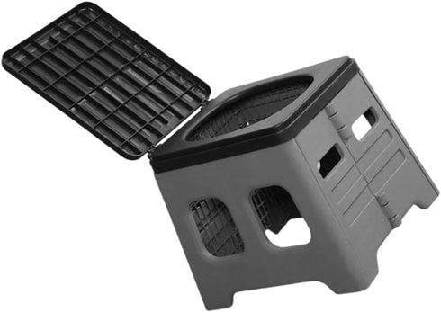 INOOMP Portable Folding Toilet for Car Camping Lightweight and Compact Emergency Potty