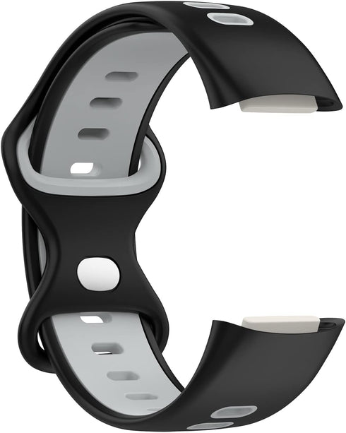 Soft Silicone Replacement Bands for Fitbit Charge 5, Compatible Wristband for Advanced Fitness & Health Tracker