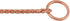Alvalley Metal Chain Dog Show Collar - Adjustable Fine Brass Snake Chain Collar for All Sizes (Rose Gold, 18", 3.8mm