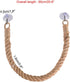 DONGKER Hermit Crab Climbing Rope,Sisal Rope Lizards Climbing Ladder Toy with Hook & Suction Cups for Reptile Geckos