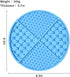 Lick Mat for Dogs and Cats, Slow Feeder Bowls for Dog Anxiety Relief, Blue Dog Enrichment Toys