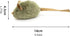 CCwoha Interactive Mouse Cats Toy,Plush Squeaky Plush Cats Toy Automatic Electronic Moving Mouse Kitten Toy for Indoor