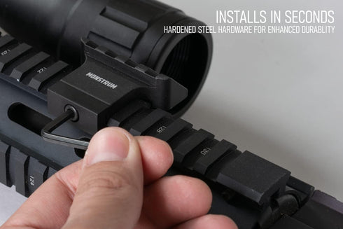 Monstrum 45 Degree Offset Picatinny Rail Mount for Accessories