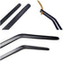 2Pcs 10.5" Reptile Stainless Steel Long Tweezers - Feeding Tongs for Lizards, Snake, Gecko, Tarantula Supplies