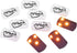 MVP Disc Golf Flat LED Tri-lite Lights (Pack of 10)