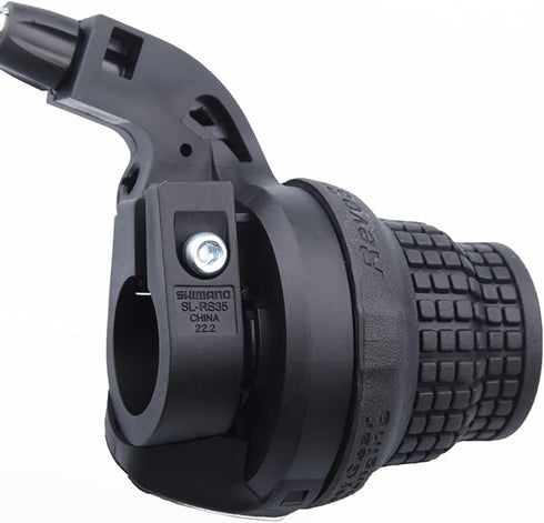 Hycline SL-RS35 Revoshift Twist Shifter Lever, 7 Speed Right Shift Lever for Mountain Bicycle