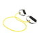 THERABAND Professional Latex Resistance Tubing with Handles for Full Body Exercise, 48 Inch, Yellow