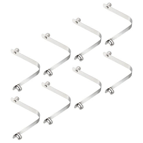 PATIKIL Kayak Paddle Snaps, 9x7.3mm, 8 Pack Steel Solid Button Locking Tube Clips for Camping