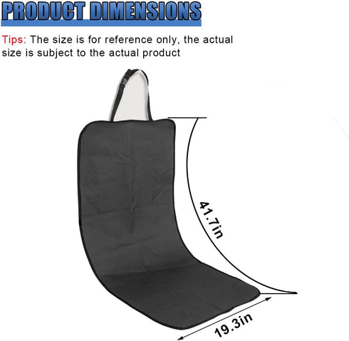 GAOLAOSY Car Seat Cover for Dogs, Waterproof Scratch-Proof Car Seat Cushion Pad, Oxford Cloth Safety Travel Pet Mat