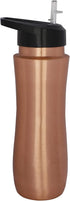 Perilla Home 100% Pure Copper Bottle - 25.37 Oz Ayurvedic Water Bottle, Leak Proof for Gym, Outdoors, Indoors