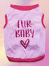 6 Packs Small Dog Puppy Shirts, Girls T Shirt for Small Dogs, Cat Clothing, Female Medium Puppy Tshirt