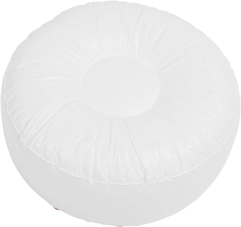 Bewinner Inflatable Flocking Chair, Inflatable Ottoman, Portable Stool Multipurpose Round Foldable, Portable Stool