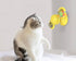 Generic Interactive Windmill Cat Toy with Catnip & Spinning LED Light Ball Suction Cup Indoor Kitten Toy with Massage