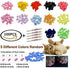 100pcs Cat Nail Caps Kitten Caps with 5pcs Adhesive Glue, 5pcs Applicators, and Instruction