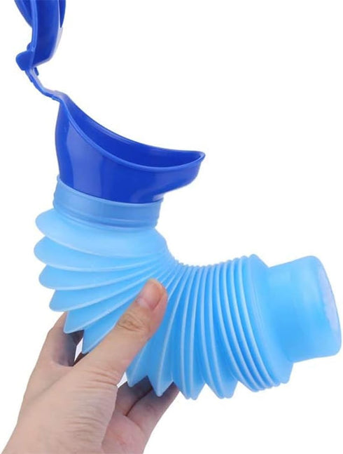 NUOOO 750ml Emergency Toilet Portable Potty Pee Bottles for Male Female Kids Shrinkable Urinal Urine Bottle Outdoor