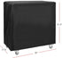 80 32"X17.5"X31.5", 80 Quart Cooler Cart Cover, Fits Most Quart Rolling Ice Chest, Black, Water Resistant, UV Resistant