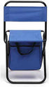 Fydun Folding Back Chair, Outdoor Camping Portable Chair, Easy to Carry Comfortable Fishing Chairs Leisure with Bag