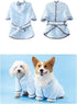 HongGun 3 PC Pet Bathrobe, Dog Bath Towel Microfiber Fast Drying Super Absorbent Dog Pajamas with Hooded Dog Coats