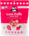 Sweet Beat Light & Crunchy Love Puffs - Strawberry & Beet - Dog Treats, Low-Calorie, Low-Sugar, Gluten & Preservative-Free, USDA Certified Organic - Made In USA 4 oz
