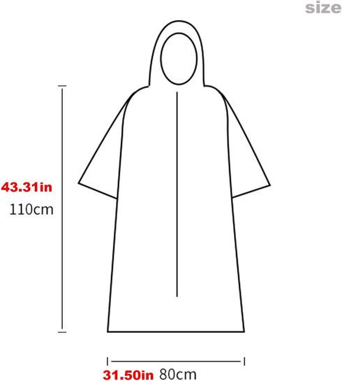HI SUYI Swimming Thermal Surf Poncho Changing Robe Unisex Swim Parka Oversize Long Fleece Waterproof Heat Jacket