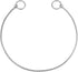 Mogoko Stainless Steel Dog Choke Chain Collar, Puppy Metal Snake Chain Slip Collar for Training and Walking (Silver;