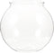 POPETPOP Plastic Fish Bowl, Transparent Small Aquarium for Betta Fish, Round Plastic Fish Bowl (7.07X7.07X6.29in)