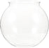POPETPOP Plastic Fish Bowl, Transparent Small Aquarium for Betta Fish, Round Plastic Fish Bowl (7.07X7.07X6.29in)